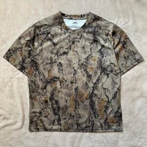 Realtree Brown and Tan Camo Short Sleeve Tee